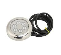 EBTOOLS 3,5 Pouces LED sous-Marin Light Mount IP68 12V / 24VDC pour la Marine, Le Bateau et Les Yachts (lumière Bleue)