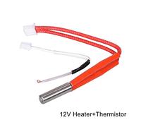 EBTOOLS 3D Imprimante Hoend V5 Kit d'extrudeuse Bowden J-Head pour Mega & Chirons avec Fil de Chauffage 12V / 24V et Buse de 0,4 Mm (12V)