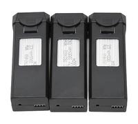 EBTOOLS 3pcs Drone Lithium Battery 1800mAh 3,7 V Rechargeable pour A258 F184 SP3 Quadcoptère avec Boîtier de Protection