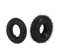 EBTOOLS 4.10/3.50-4 Jeu de Chambres à Air en Caoutchouc 30 PSI 4 Plis pour Jante 4 Pouces 47 49 2 Temps Mini Pocket ATV QUAD Bike Tondeuse à Gazon Tube de Pneu