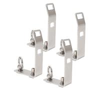 EBTOOLS 4pcs Charge Arrêt pour les Supports de Toit à Machine à Sous - 304 Secument en Acier Inoxydable pour échelle, Bois de Chauffage, Kayak, Skis