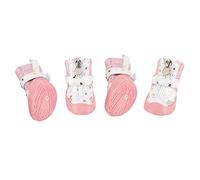 EBTOOLS 4pcs Lot des Chaussures de Chien en Mailles Respirantes sans Glissement pour Aventures en Plein Air, pour la Marche, la Randonnée et Plus (Type 2)