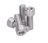 EBTOOLS 4pcs Vis à Douille Hexagonale en Acier Inoxydable M10x40 (M10*25)