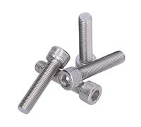 EBTOOLS 4pcs Vis à Douille Hexagonale en Acier Inoxydable M10x40 (M10*45)