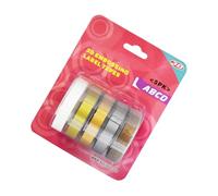 EBTOOLS 5 Pack Ruban d'étiquette coloré de 9 Mm pour les Fabricants d'étiquettes, Adhésif en PVC, pour l'organisation et l'artisanat (Combo b)