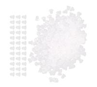EBTOOLS 500pcs Clear Silicone Brack Backs Remplacement Plugs d'oreille - Confortable et Polyvalent pour la Fabrication de Bijoux et la Réparation de Boucles d'oreille