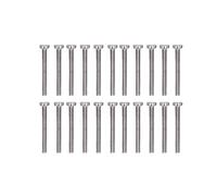 EBTOOLS 50pcs? 70 Vis à sous de Fromage en Acier Inoxydable pour Machines et Appareils - et Facile à Installer (M3*25)