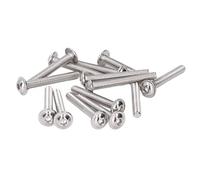 EBTOOLS 50pcs en Acier Inoxydable -70 Vis à Douille Hexagonale à Tête à Randonnée Kit M3x40 Mm pour les Environnements en Bois et Humides (M6*45MM)