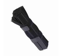 EBTOOLS 50pcs Tiques de Ruban de Porte-câble Réutilisables - Organisations de Cordons à l'épreuve des Intempéries en Plusieurs Couleurs pour la Maison et Le Bureau (Black)