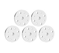 EBTOOLS 5pcs Aluminium Alloy Servo Horn for Robotics, High Strength Lightweight Hub avec Trous Filets M4 et 24 Dents Spline