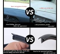 EBTOOLS .6 M de la Voiture de Voiture de Brilon de Pare-brise en Caoutchouc pour et étanchéité Insonorisée - Garniture d'installation Facile (BLACK)