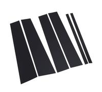 EBTOOLS 6pcs Trim de Couverture de Poteau de Pilier en Miroir Premium pour 2004-2015, Installation et Finition Faciles (Noir Brillant)