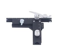 EBTOOLS Accessoire de Règle d'étrier Mobile à Microscope élevé avec étape X-y Mécanique pour Un Mouvement d'échantillon Facile