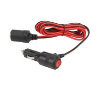 EBTOOLS Adaptateur de Cigarette 12v 24v Femelle Male Female avec Switch et 15A pour Les Accessoires et Appareils de Voiture