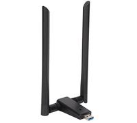 EBTOOLS Adaptateur WiFi USB 3.0 USB 1200 Mbps Dual 5DBI Antennes High Gain Carte pour Le Bureau et l'ordinateur Portable