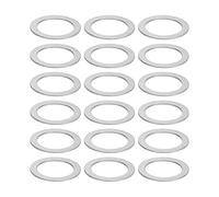 EBTOOLS Aides Plates en Acier Inoxydable 120pcs Diamètre Intérieur de 8 Mm, Diamètre Extérieur de 11 Mm, Idéal pour l'entretien et les Réparations (4807-0811-0250)