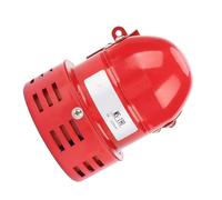 EBTOOLS Alarme Moteur en Métal Rouge 120 DB - Alarme Sonore Industrielle pour Vol, Installation Facile et Météo MS-190