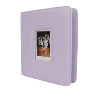 EBTOOLS Album Photo avec 288 Poches pour 12 11 9 Pictures 3in, élégant Couverture en Cuir PU et Fenêtre Personnalisable (Purple)