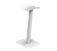 EBTOOLS Alliage en Aluminium de Support de Casque Détachable Z6, Support de Casque à Oreille Stable avec Base de Glissement et Plateau Large pour Les Tailles de (White)