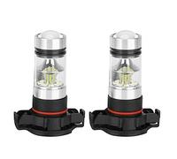EBTOOLS Ampoules de voiture LED, ampoules lumineuses d'antibrouillard de voiture de la voiture blanche LED d' 12-24V 100W 6000K pour 2015-2018