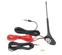 EBTOOLS Antenne radio FM AM pour voiture Antenne radio universelle FM AM Stable à gain élevé 174-237 MHz pour véhicule