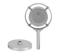 EBTOOLS Assaissement de Microphone Rétro Vintage pour la Photographie, Les Performances de Scène et Le Jeu - Conception Idéale pour Les événements et la Décoration (Silver)