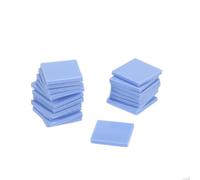 EBTOOLS Autocollant Thermique pour CPU, Carte Graphique et Refroidissement par Puce LED - Haute conductivité, Coussin de Gel de Silicone Flexible, Mm, 20 Pc pour Une Dissipation de Chaleur Optimale