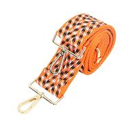 EBTOOLS Bandoulière à Collier de Caméra en Polyester épaissie pour Photographie Extérieure - Confortable, élégante et en Blanc en Or (Orange Blanc Noir)