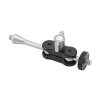 EBTOOLS Barre de Montage d'extension de Caméra en Alliage en Aluminium avec Rotation à 360 Degrés pour Remplir la Lumière et Le Microphone (TM-3)