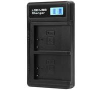 EBTOOLS Batterie de Caméra Portable pour NPBN1 Double USB avec écran LCD pour la Photographie en Plein Air