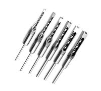 EBTOOLS Bit de Forage de Trous Premium de 6 Pièces pour le Travail du Bois - Bits de Ciseau en Acier en Carbone à Haute dureté / 4 "à 5/8" pour les Machines Mortelles (6PCS)