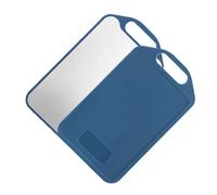 EBTOOLS Boîte à Découper à Double Face en Acier Inoxydable avec Conception Non Glissée, Panneau de Compacte pour la Maison et le Dortoir - Light & Orange (#3)
