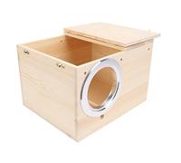 EBTOOLS Boîte à Nidification d'oiseau en Bois pour Les Petits Oiseaux - pour Les Perruches, Les Tourtereaux et Les Caloches - et Conception Fabriquée à la Main