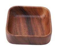 EBTOOLS Boîte aux Fruits Secs en Bois de Noyer avec Grande capacité de Collations, Noix, Bijoux et Plus - Solution de Stockage Multi-usage élégante et Fonctionnelle (carré)