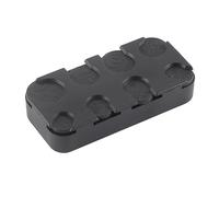 EBTOOLS Boîte de Rangement du Distributeur de Pièces de Monnaie Rectangle pour Voiture - Porte-monnaie en Plastique avec Design élégant pour un Accès et une Organisation Faciles
