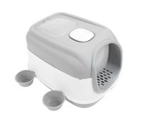 EBTOOLS Box Litière de Chats avec Contrôle des Odeurs Ligent, Design Entièrement fermé, Facile à élégant et ou aux Animaux de Compagnie de Votre Maison