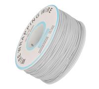 EBTOOLS Brand de Fil de Cuivre 30AWG - Fil isolé Flexible avec Bobine pour l'électronique, Le Soudage, Les PCB et Les Planches à Pain (White)