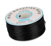 EBTOOLS Brand de Fil de Cuivre 30AWG - Fil isolé Flexible avec Bobine pour l'électronique, Le Soudage, Les PCB et Les Planches à Pain (Black)