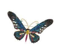 EBTOOLS broche papillons strass Papillons Broche Broche Alliage Coloré Strass Collier Broche Bijoux pour Manteau Chandail