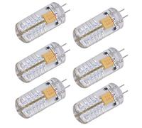 EBTOOLS Bulbes LED de 6pcs 12V, Base G4 3W, Lumière Blanche Chaude, Installation Facile, pour Paysage et Ambiance de la Maison (rouge)
