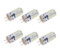 EBTOOLS Bulbes LED de 6pcs 12V, Base G4 3W, Lumière Blanche Chaude, Installation Facile, pour Paysage et Ambiance de la Maison (Blanc cool)