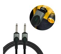 EBTOOLS Câble de Connexion de Guitare DK 3,0m Câble Instrument de 10 Pieds avec Réduction du Bruit et Mâle de 6,35 Mm pour la Guitare électrique et la Basse (AC-06)