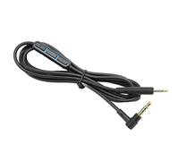 EBTOOLS Câble de Remplacement avec Micro en Ligne et Contrôle du Volume pour Les écouteurs QC25 QC35 - Bleu (Black)