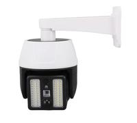 EBTOOLS Caméra de sécurité à énergie Solaire avec Lumière LED Clignotante pour la Surveillance Extérieure et la Dissuasion