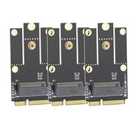 EBTOOLS Carte d'adaptateur PCI-E à M.2 / NGFF 3PCS avec Support d'échange Chaud et Large compatibilité