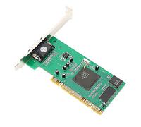 EBTOOLS Carte graphique PCI VGA, carte graphique 8 Mo 32 bits, deux encoches 64 bits PCI X, accessoires d'ordinateur de bureau multi-affichage pour Rage XL