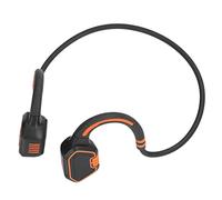 EBTOOLS Casque de Conduction en Os IP68 avec Carte Mémoire de 16 Go Intégrée pour la Natation et Les Sports - Orange (Orange)