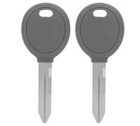 EBTOOLS Clé à Puce D'allumage 2 Pièces Clé de Voiture D'allumage Transpondeur avec 46 Puces de Remplacement en Céramique pour Aspen Pacifica PT Cruiser Sebring 4 Portes Hardtop