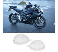 EBTOOLS Clignotant de Moto Lentille Indicateur de Lampe Couvre Remplacement pour SUZUKI GSX 650F 2008-2011 pour SUZUKI SV 650 N/S 2003-2016 pour SUZUKI DL 650 V-Strom 2004-2011(Transparent)