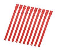 EBTOOLS Collier de Chèvre PU 10pcs 23 Pouces (Rouge)